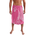 2025 Rugby Championship New Zealand Custom Lavalava Poutama Motifs - Pink Out - Aussie Hoodie