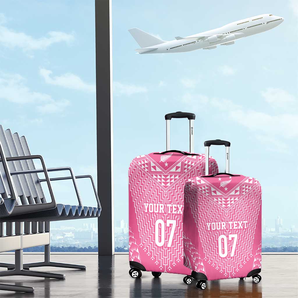 2025 Rugby Championship New Zealand Custom Luggage Cover Poutama Motifs - Pink Out - Aussie Hoodie