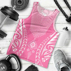 2025 Rugby Championship New Zealand Custom Men Tank Top Poutama Motifs - Pink Out - Aussie Hoodie