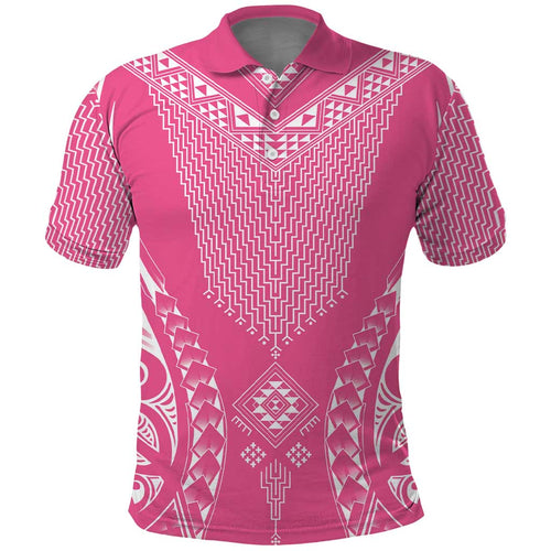 2025 Rugby Championship New Zealand Custom Polo Shirt Poutama Motifs - Pink Out - Aussie Hoodie