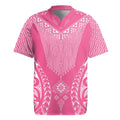 2025 Rugby Championship New Zealand Custom Rugby Jersey Poutama Motifs - Pink Out - Aussie Hoodie