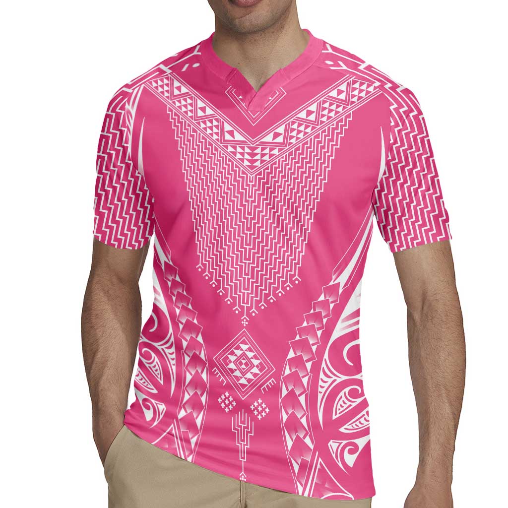 2025 Rugby Championship New Zealand Custom Rugby Jersey Poutama Motifs - Pink Out - Aussie Hoodie