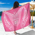2025 Rugby Championship New Zealand Custom Sarong Poutama Motifs - Pink Out - Aussie Hoodie