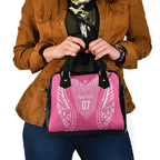 2025 Rugby Championship New Zealand Custom Shoulder Handbag Poutama Motifs - Pink Out - Aussie Hoodie
