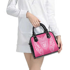 2025 Rugby Championship New Zealand Custom Shoulder Handbag Poutama Motifs - Pink Out - Aussie Hoodie