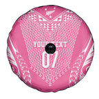 2025 Rugby Championship New Zealand Custom Spare Tire Cover Poutama Motifs - Pink Out - Aussie Hoodie