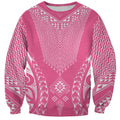 2025 Rugby Championship New Zealand Custom Sweatshirt Poutama Motifs - Pink Out - Aussie Hoodie
