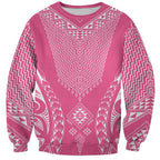 2025 Rugby Championship New Zealand Custom Sweatshirt Poutama Motifs - Pink Out - Aussie Hoodie