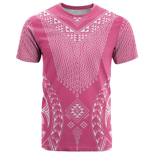 2025 Rugby Championship New Zealand Custom T Shirt Poutama Motifs - Pink Out - Aussie Hoodie
