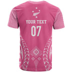2025 Rugby Championship New Zealand Custom T Shirt Poutama Motifs - Pink Out - Aussie Hoodie