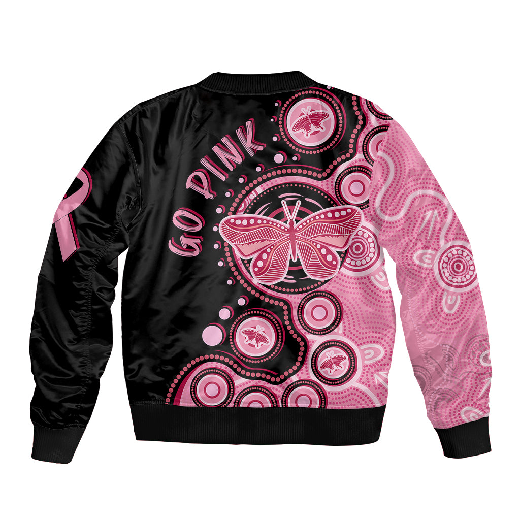 australia-indigenous-bomber-jacket-breast-cancer-ribbon-butterfly-aboriginal-arts