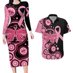 australia-indigenous-couples-matching-long-sleeve-bodycon-dress-and-hawaiian-shirt-breast-cancer-ribbon-butterfly-aboriginal-arts