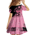 australia-indigenous-family-matching-off-shoulder-short-dress-and-hawaiian-shirt-breast-cancer-ribbon-butterfly-aboriginal-arts