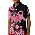 australia-indigenous-kid-polo-shirt-breast-cancer-ribbon-butterfly-aboriginal-arts