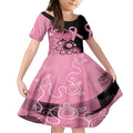 australia-indigenous-kid-short-sleeve-dress-breast-cancer-ribbon-butterfly-aboriginal-arts