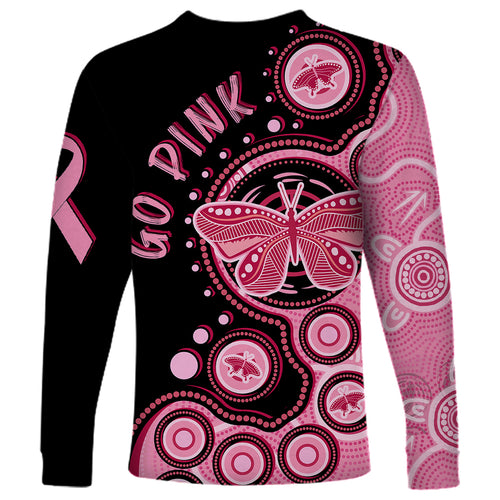 australia-indigenous-long-sleeve-shirt-breast-cancer-ribbon-butterfly-aboriginal-arts