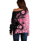 australia-indigenous-off-shoulder-sweater-breast-cancer-ribbon-butterfly-aboriginal-arts