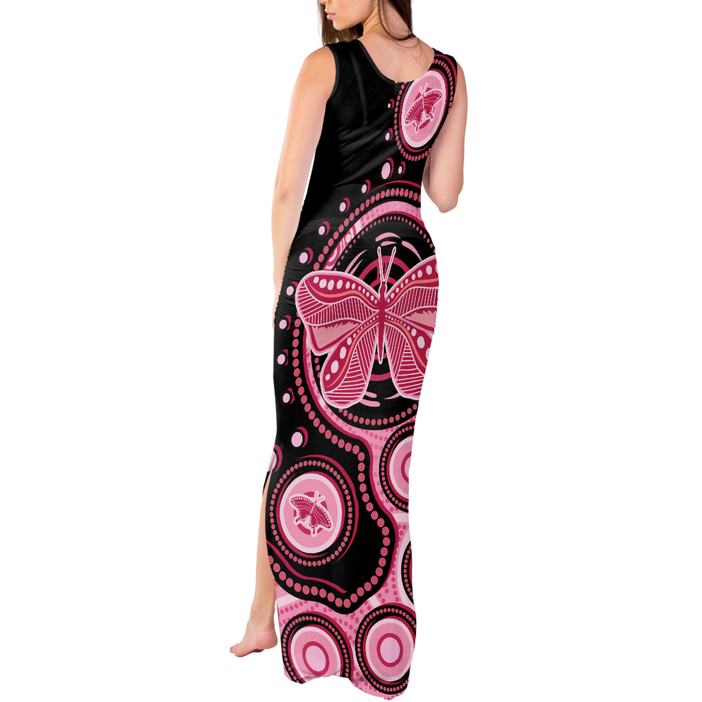 australia-indigenous-tank-maxi-dress-breast-cancer-ribbon-butterfly-aboriginal-arts