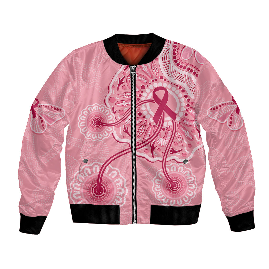 australia-indigenous-bomber-jacket-breast-cancer-ribbon-aboriginal-art-pink