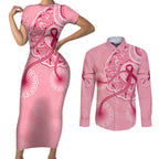 australia-indigenous-couples-matching-short-sleeve-bodycon-dress-and-long-sleeve-button-shirts-breast-cancer-ribbon-aboriginal-art-pink