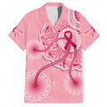 australia-indigenous-family-matching-off-shoulder-short-dress-and-hawaiian-shirt-breast-cancer-ribbon-aboriginal-art-pink