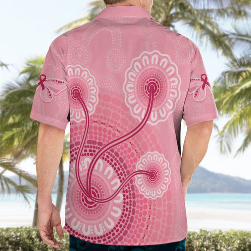 australia-indigenous-hawaiian-shirt-breast-cancer-ribbon-aboriginal-art-pink