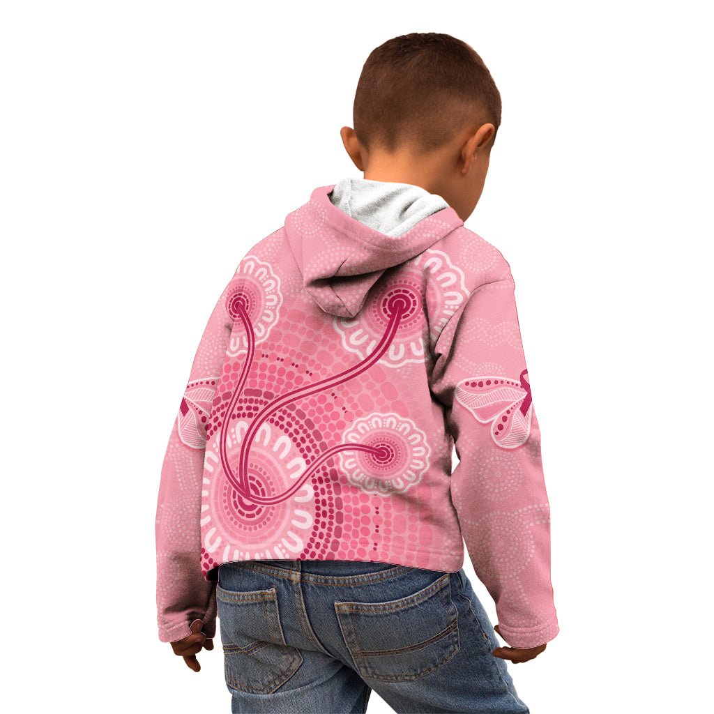 australia-indigenous-kid-hoodie-breast-cancer-ribbon-aboriginal-art-pink