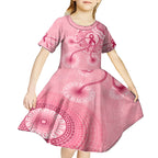 australia-indigenous-kid-short-sleeve-dress-breast-cancer-ribbon-aboriginal-art-pink