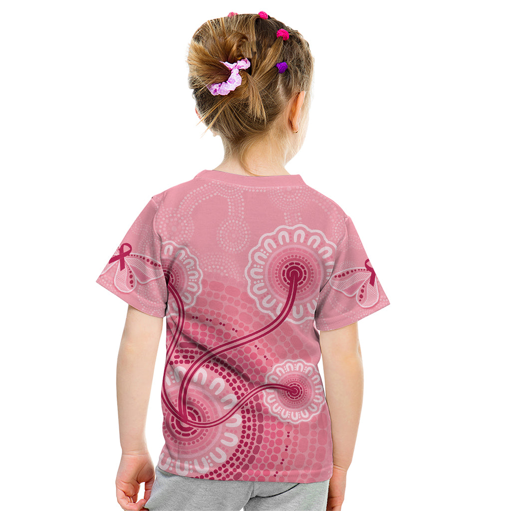 australia-indigenous-kid-t-shirt-breast-cancer-ribbon-aboriginal-art-pink