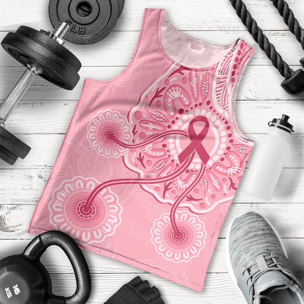 australia-indigenous-men-tank-top-breast-cancer-ribbon-aboriginal-art-pink