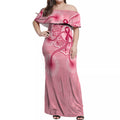 australia-indigenous-off-shoulder-maxi-dress-breast-cancer-ribbon-aboriginal-art-pink