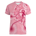 australia-indigenous-women-v-neck-t-shirt-breast-cancer-ribbon-aboriginal-art-pink
