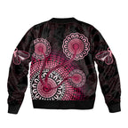 australia-indigenous-bomber-jacket-breast-cancer-ribbon-aboriginal-art-black