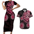 australia-indigenous-couples-matching-short-sleeve-bodycon-dress-and-hawaiian-shirt-breast-cancer-ribbon-aboriginal-art-black