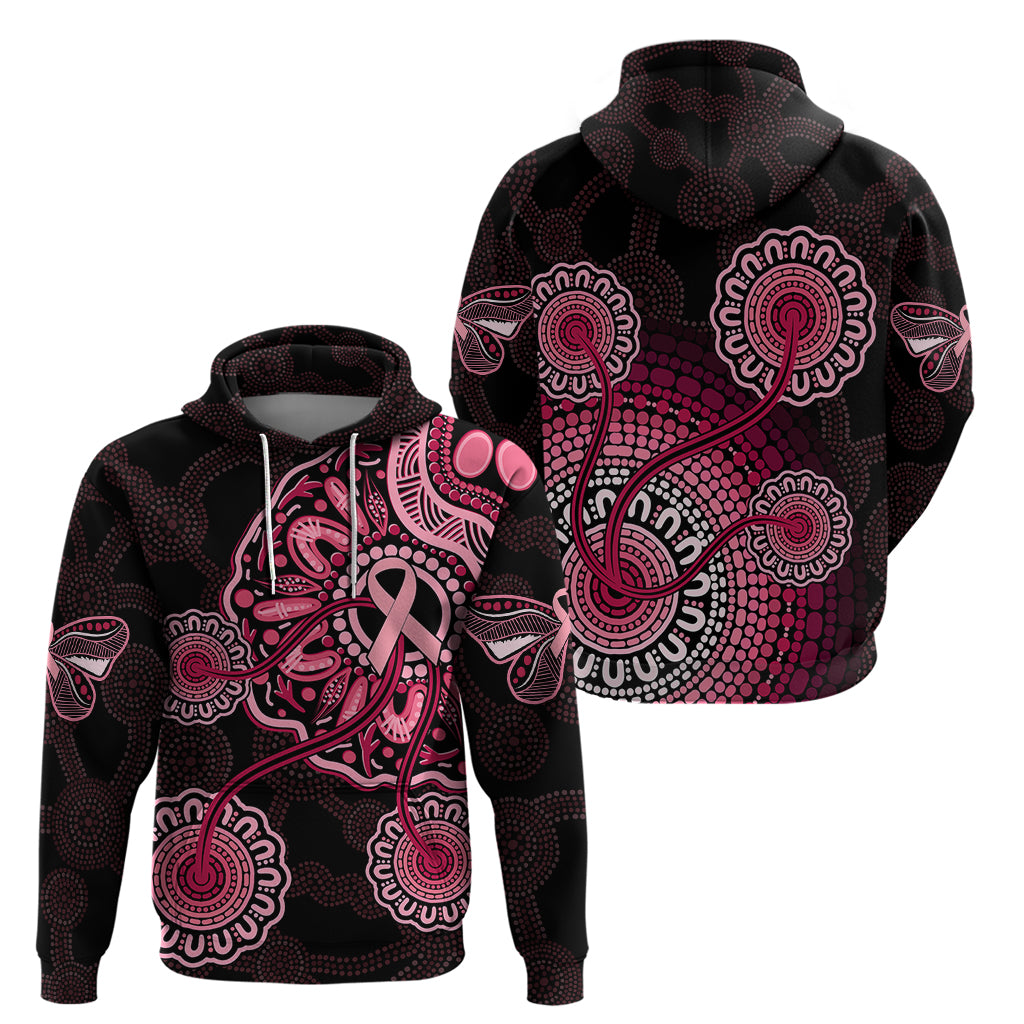 australia-indigenous-hoodie-breast-cancer-ribbon-aboriginal-art-black