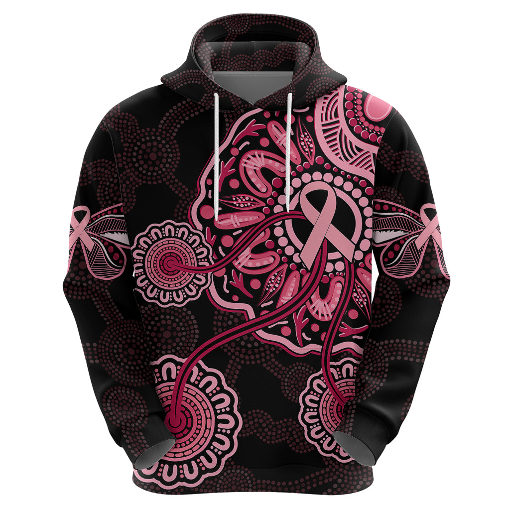 australia-indigenous-hoodie-breast-cancer-ribbon-aboriginal-art-black