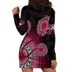 australia-indigenous-hoodie-dress-breast-cancer-ribbon-aboriginal-art-black