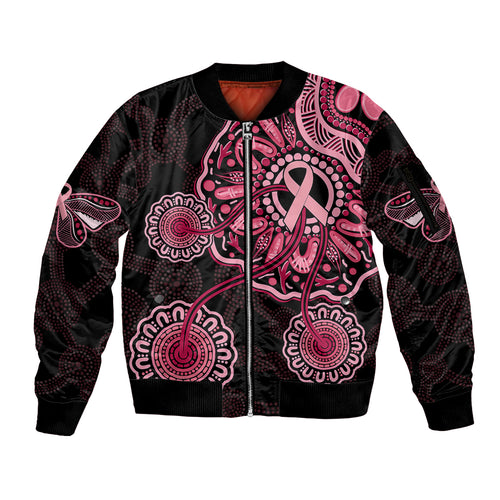 australia-indigenous-sleeve-zip-bomber-jacket-breast-cancer-ribbon-aboriginal-art-black