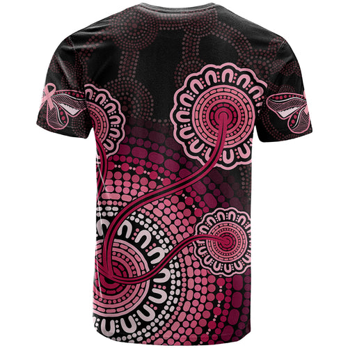 australia-indigenous-t-shirt-breast-cancer-ribbon-aboriginal-art-black