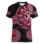 australia-indigenous-women-v-neck-t-shirt-breast-cancer-ribbon-aboriginal-art-black