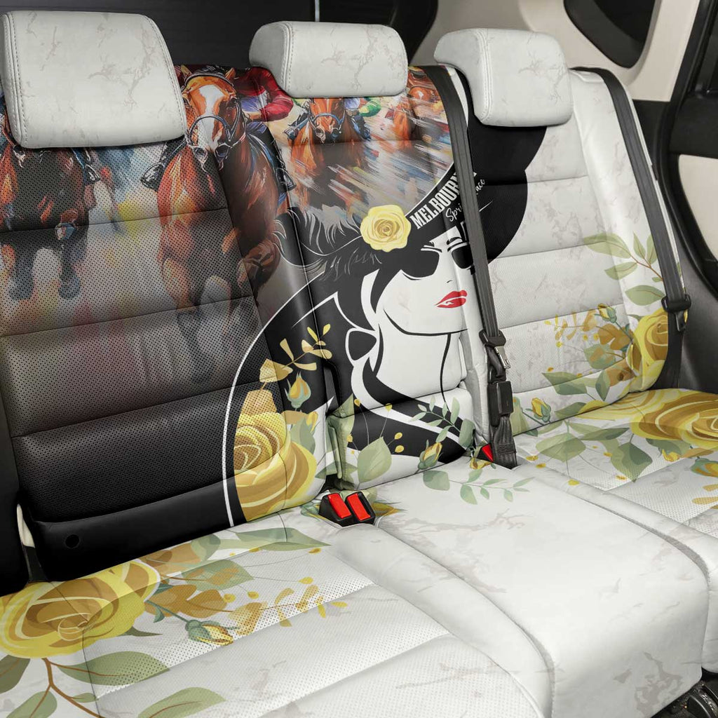 Melbourne Horse Racing Back Car Seat Cover Derby Day