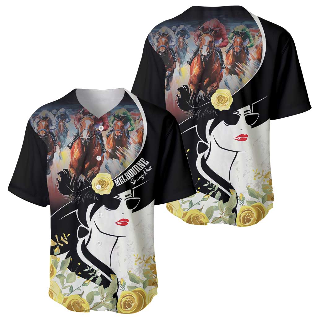 Melbourne Horse Racing Baseball Jersey Derby Day