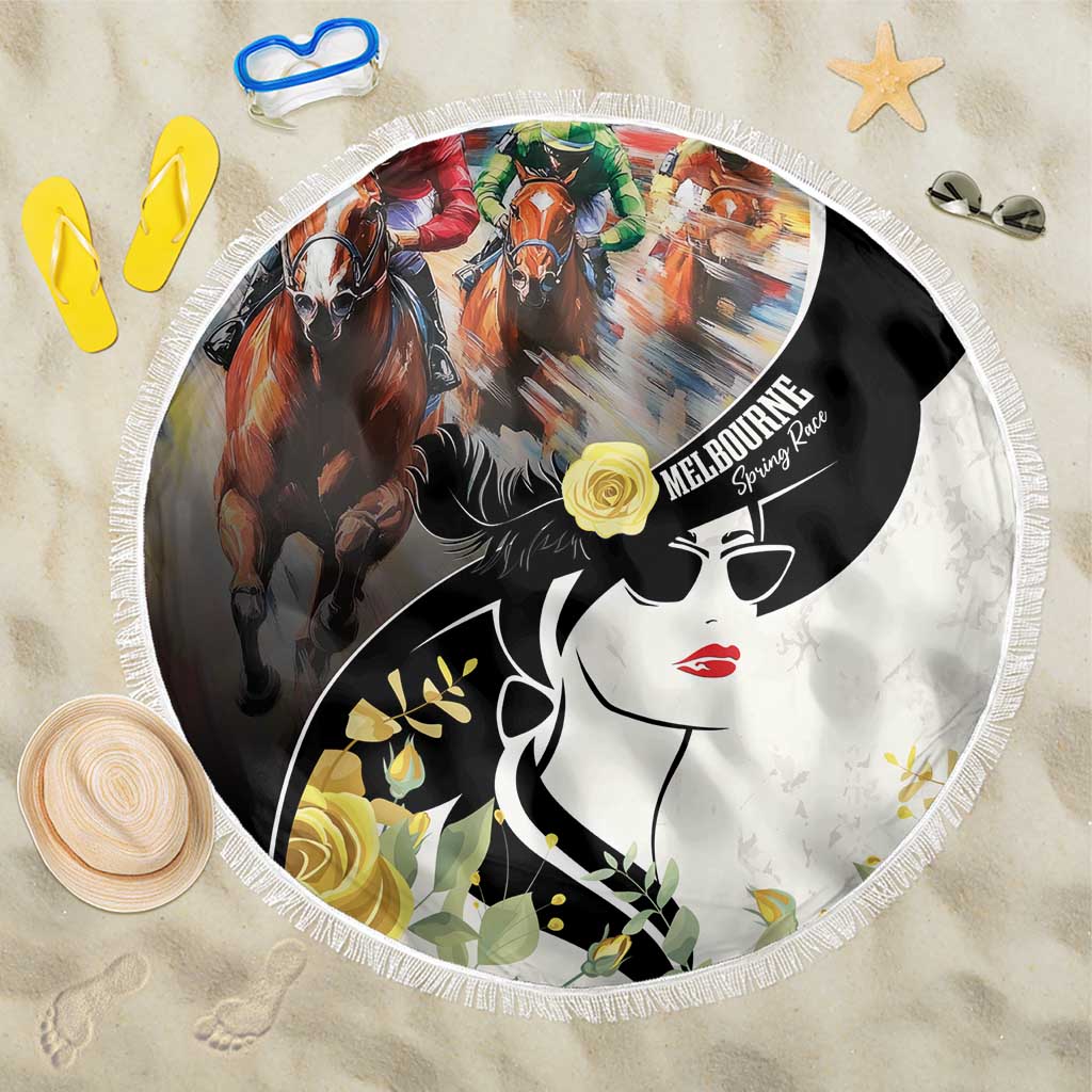 Melbourne Horse Racing Beach Blanket Derby Day
