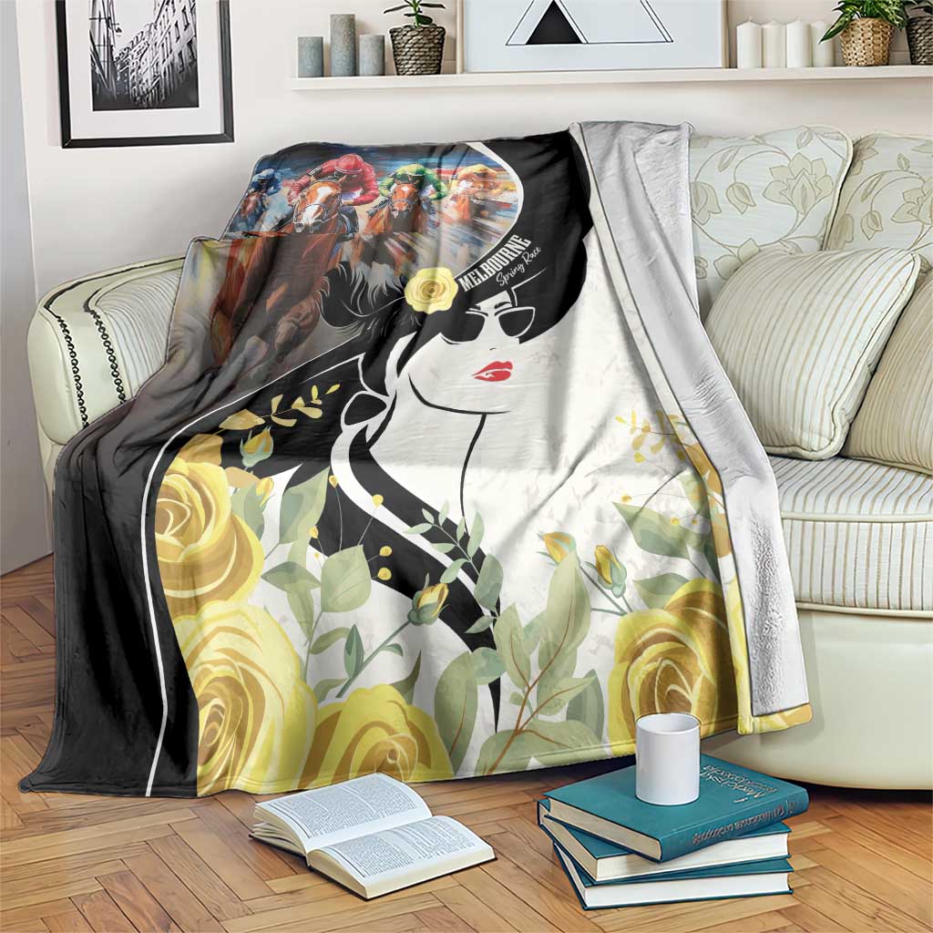Melbourne Horse Racing Blanket Derby Day