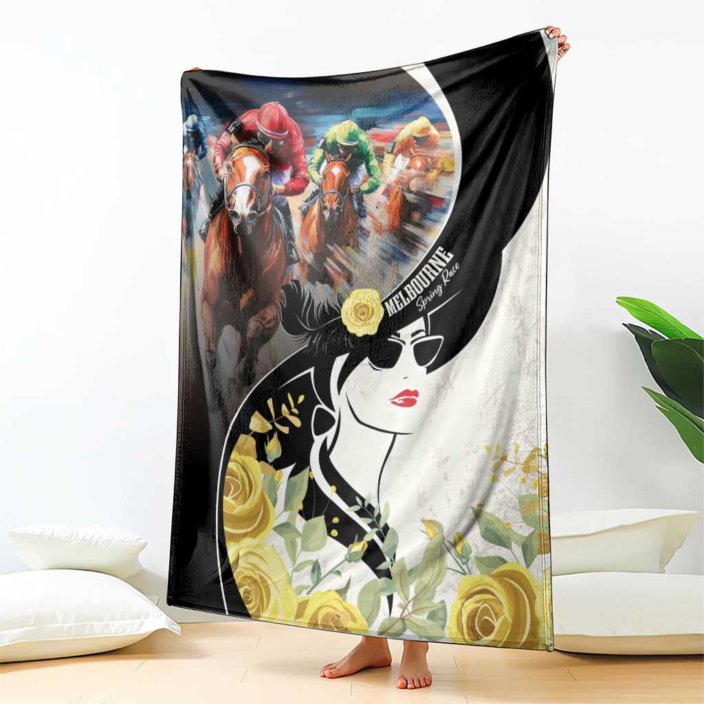 Melbourne Horse Racing Blanket Derby Day