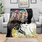 Melbourne Horse Racing Blanket Derby Day