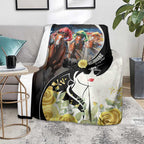 Melbourne Horse Racing Blanket Derby Day