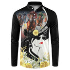 Melbourne Horse Racing Button Sweatshirt Derby Day