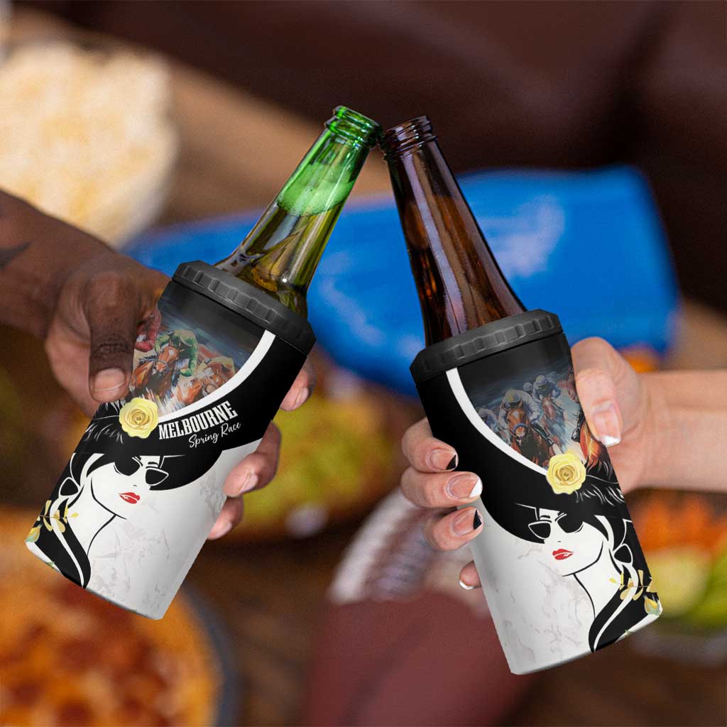 Melbourne Horse Racing 4 in 1 Can Cooler Tumbler Derby Day
