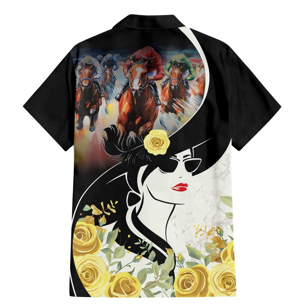 Melbourne Horse Racing Family Matching Mermaid Dress and Hawaiian Shirt Derby Day